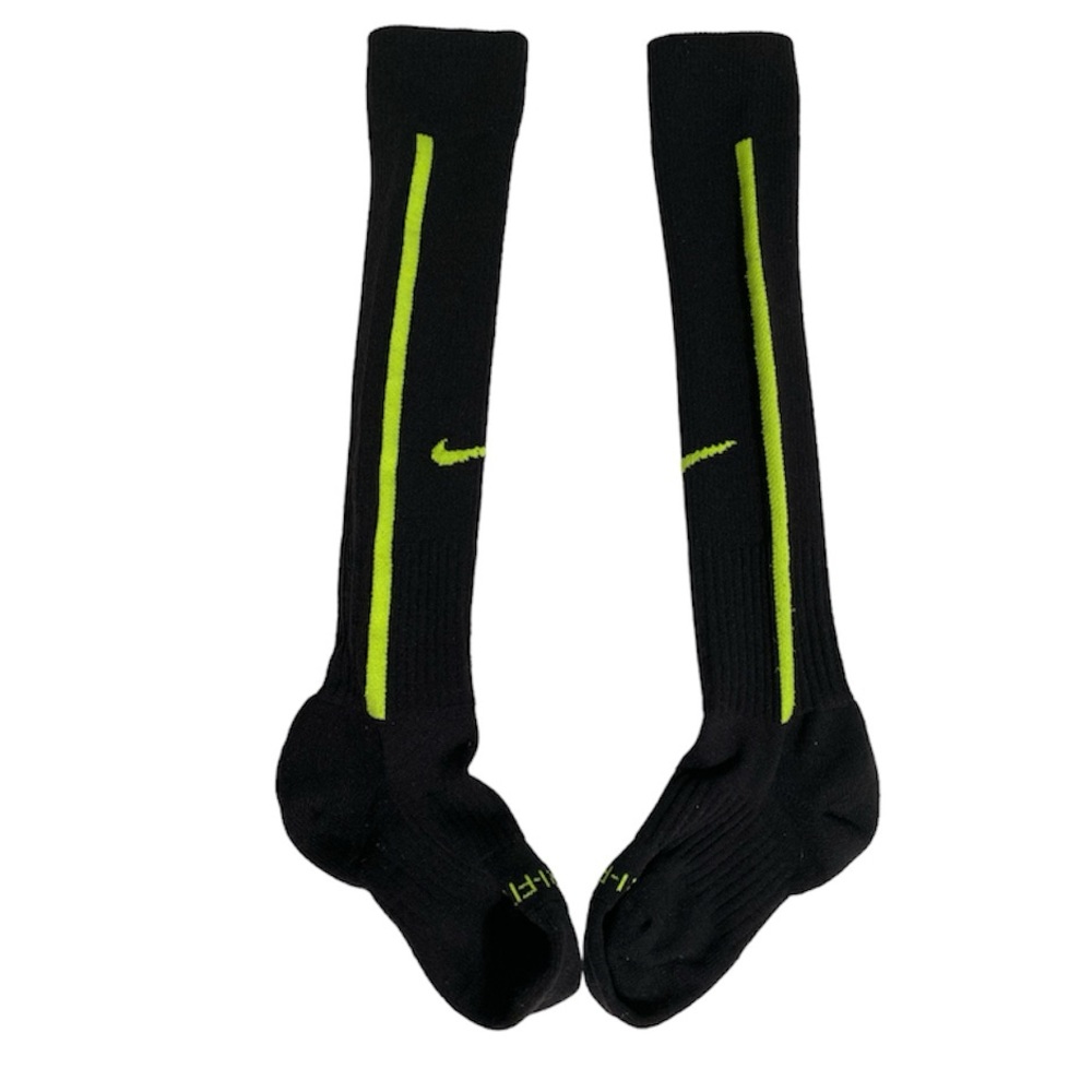 Nike Youth Dry-fit Black Soccer Socks - Youth Large